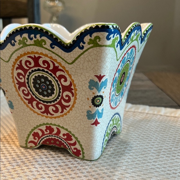 222 Fifth Multicolor Ceramic Planter - Picture 9 of 16